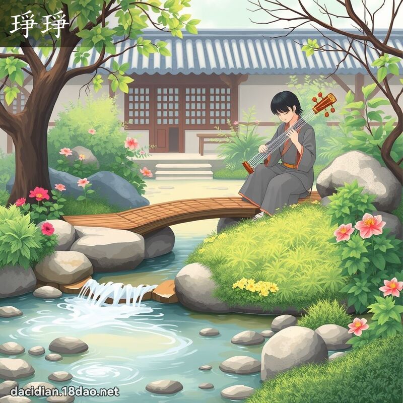 琤琤 - 國語大辭典配圖