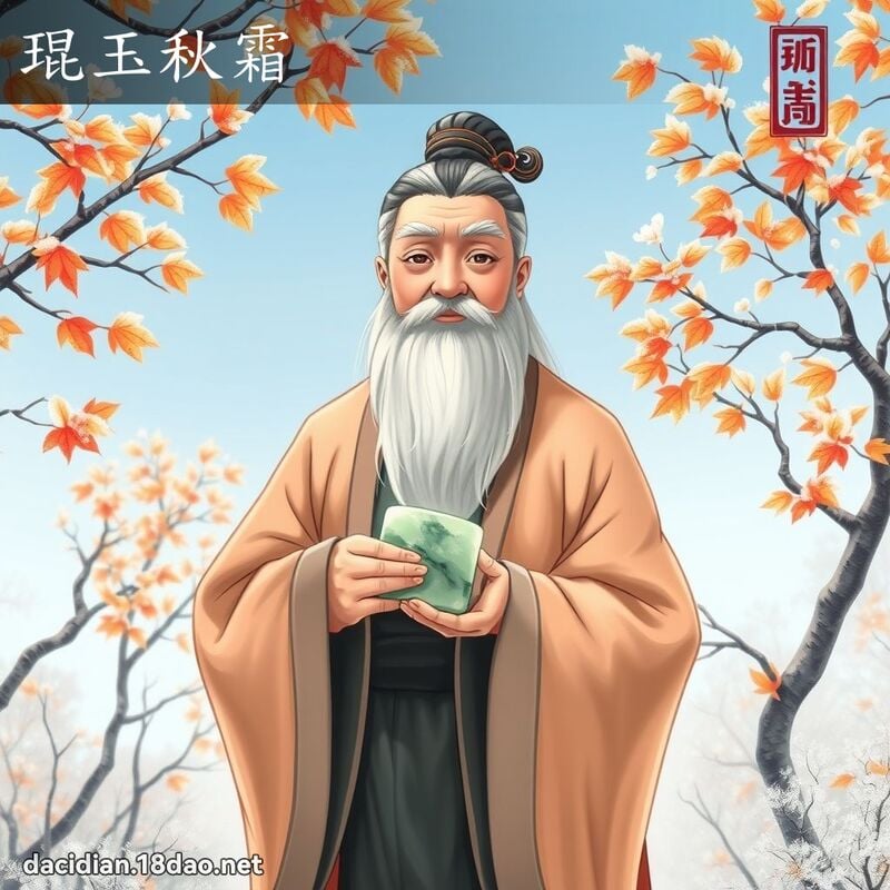 琨玉秋霜 - 國語大辭典配圖