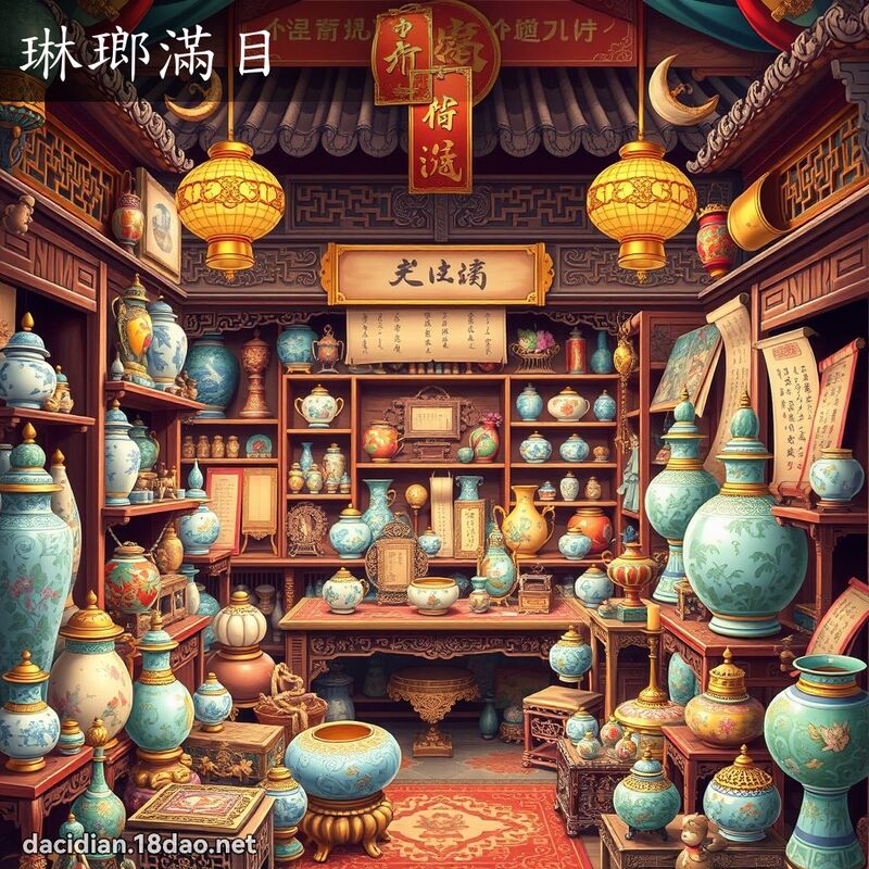 琳瑯滿目 - 國語大辭典配圖