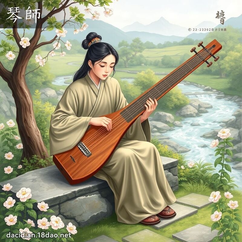 琴師 - 國語大辭典配圖
