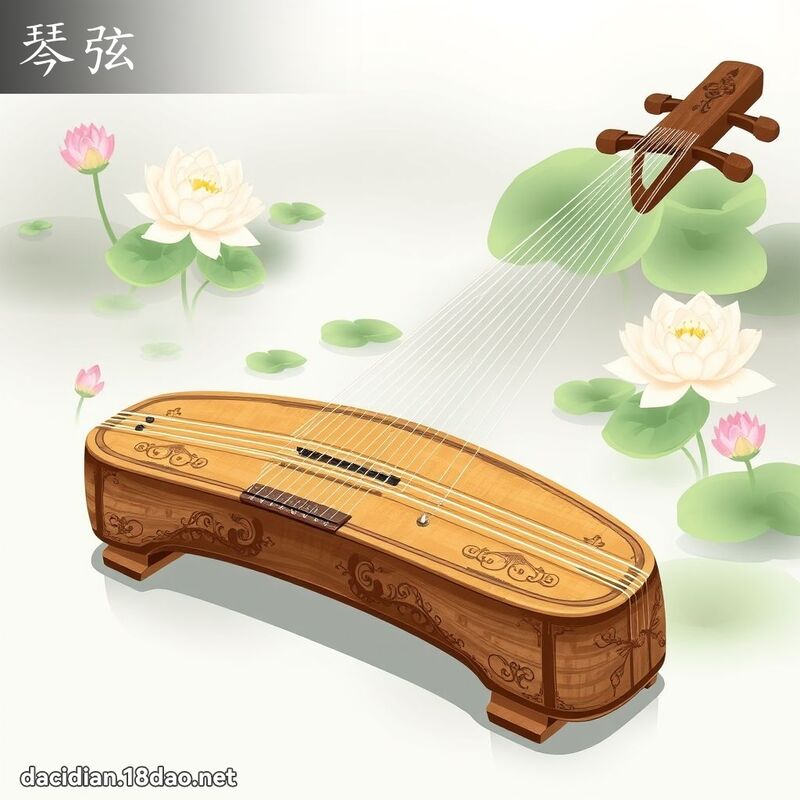 琴弦 - 国语大辞典配图