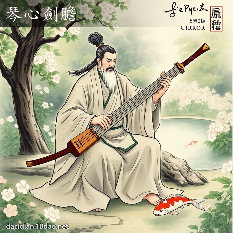 琴心劍膽 - 國語大辭典配圖