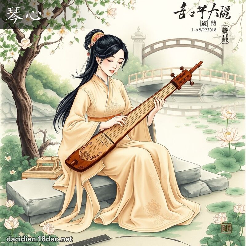 琴心 - 國語大辭典配圖