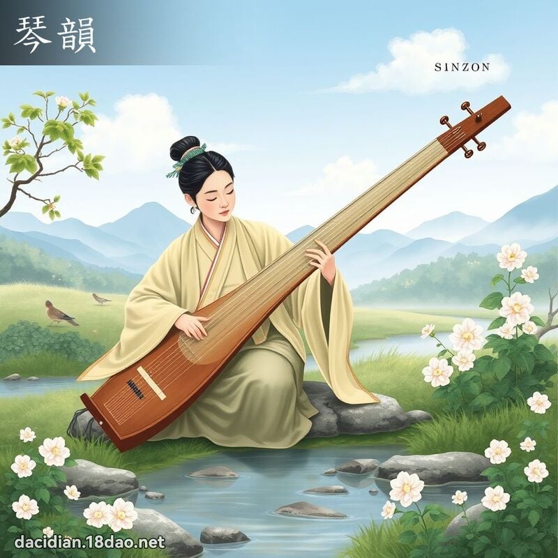 琴韵 - 国语大辞典配图