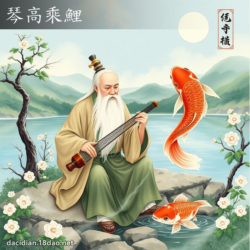 琴高乘鲤 - 国语大辞典配图