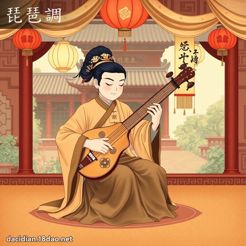 琵琶調 - 國語大辭典配圖