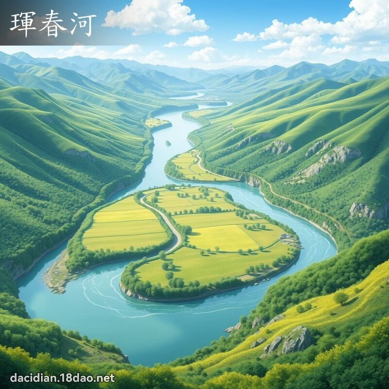 琿春河 - 國語大辭典配圖