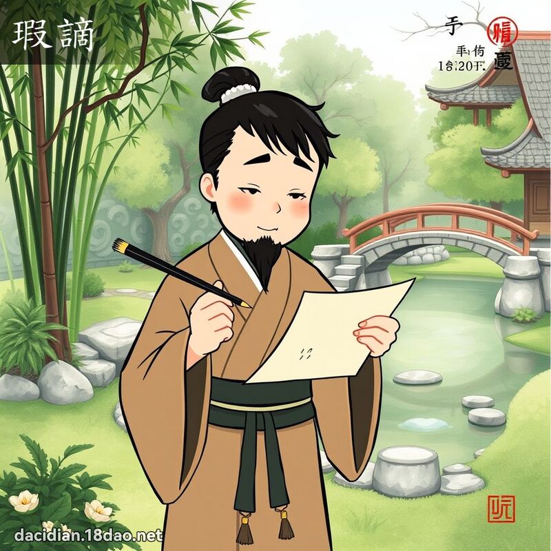 瑕謫 - 國語大辭典配圖