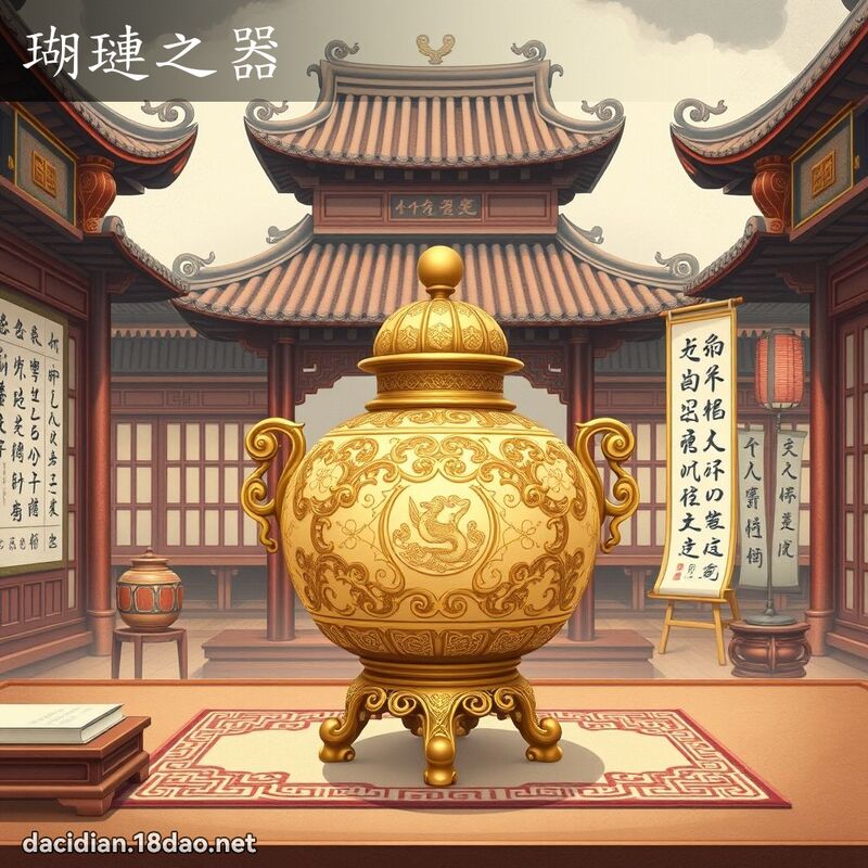 瑚璉之器 - 國語大辭典配圖