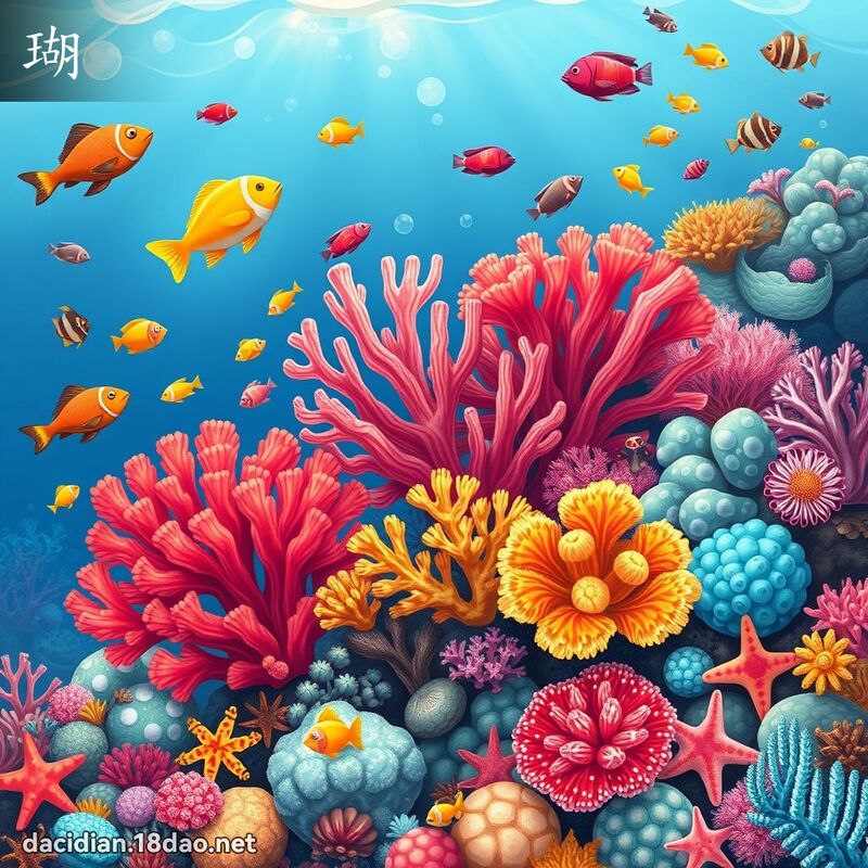 瑚 - 国语大辞典配图