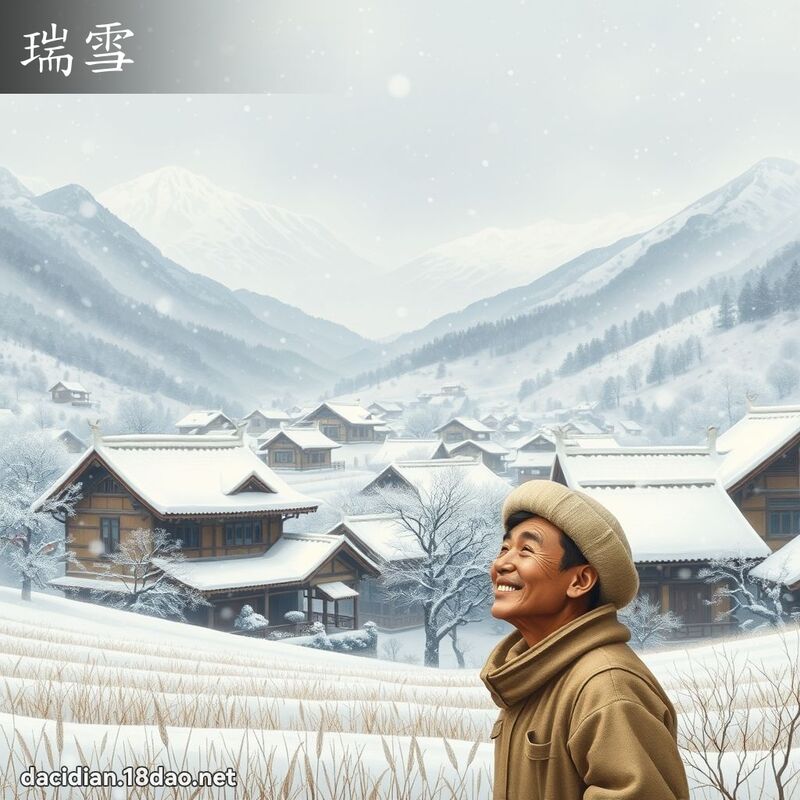 瑞雪 - 國語大辭典配圖