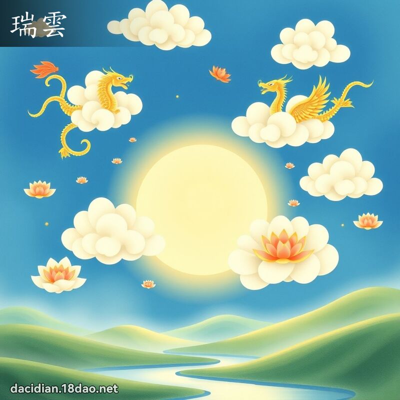 瑞雲 - 國語大辭典配圖