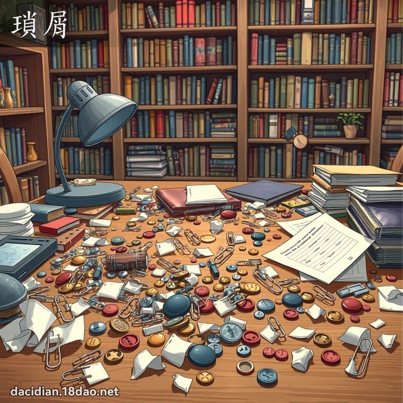 瑣屑 - 國語大辭典配圖