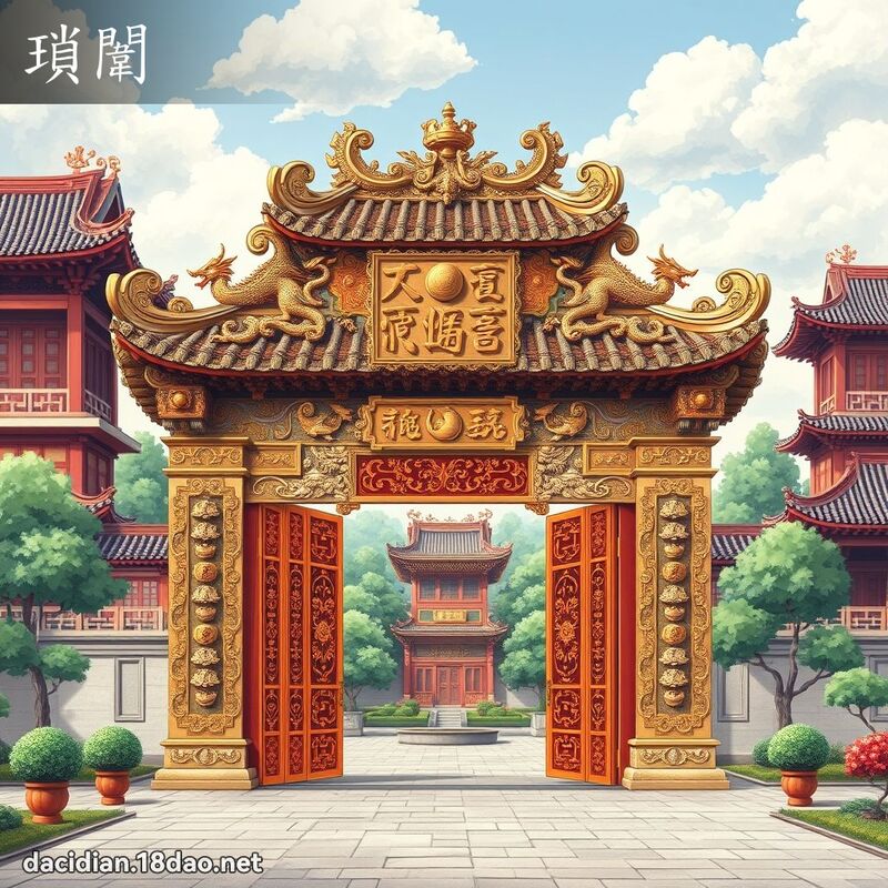 瑣闈 - 國語大辭典配圖