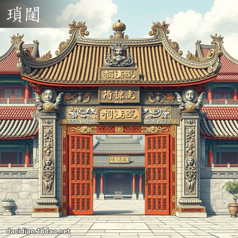 瑣闥 - 國語大辭典配圖