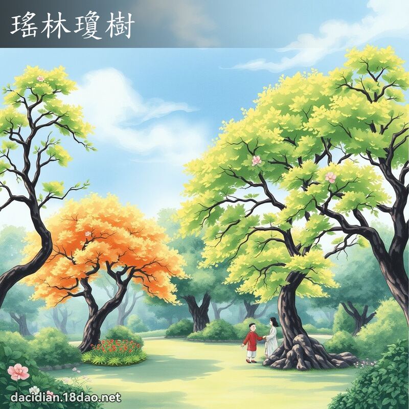 瑶林琼树 - 国语大辞典配图