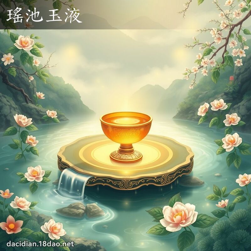 瑤池玉液 - 國語大辭典配圖