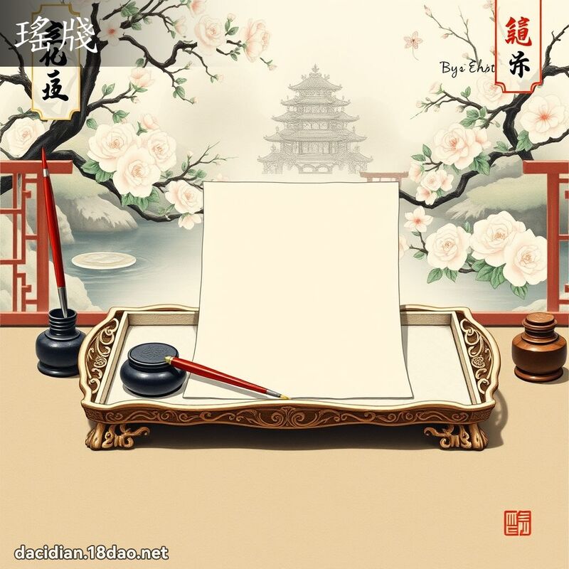 瑤牋 - 國語大辭典配圖