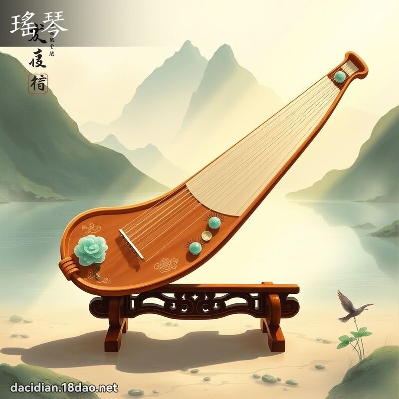 瑶琴 - 国语大辞典配图
