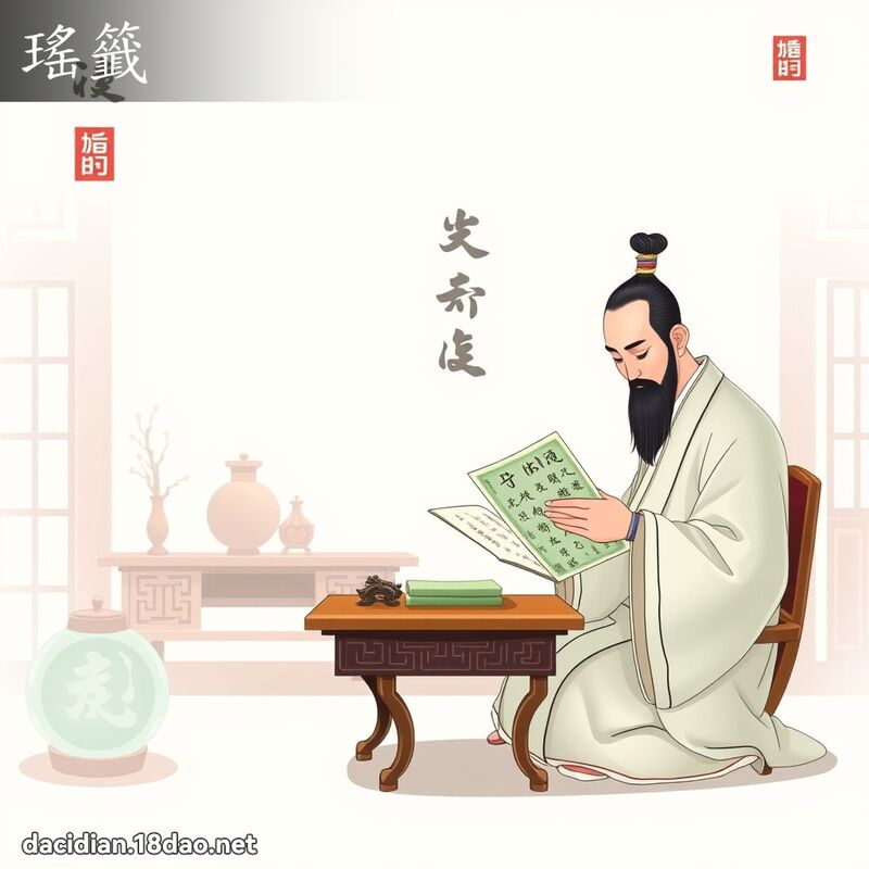 瑤籤 - 國語大辭典配圖