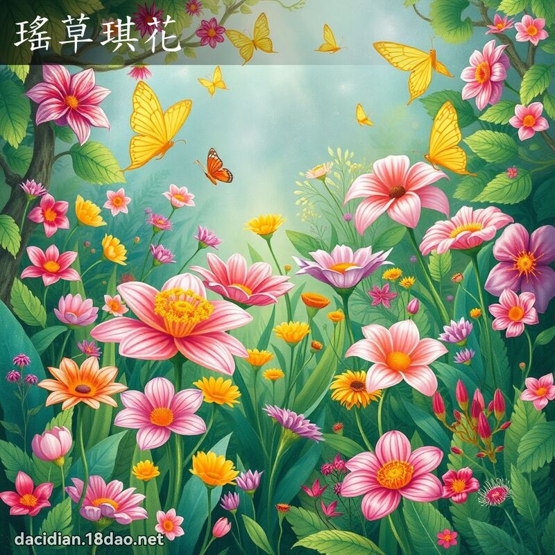 瑤草琪花 - 國語大辭典配圖