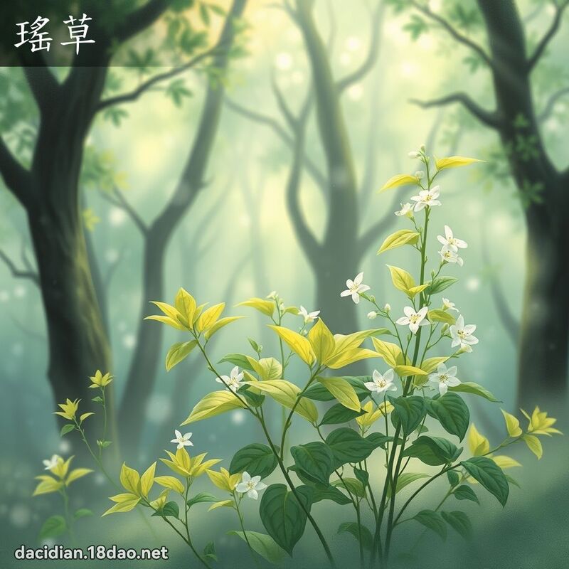 瑶草 - 国语大辞典配图