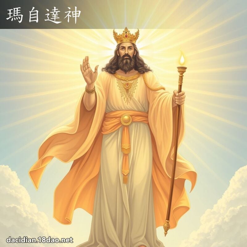 瑪自達神 - 國語大辭典配圖