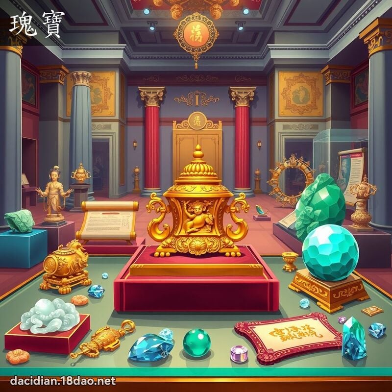 瑰寶 - 國語大辭典配圖