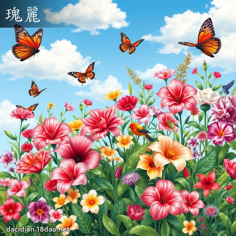 瑰麗 - 國語大辭典配圖