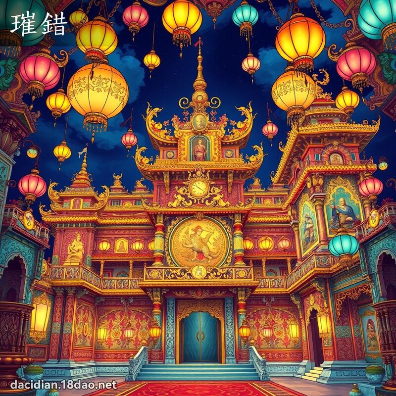 璀錯 - 國語大辭典配圖