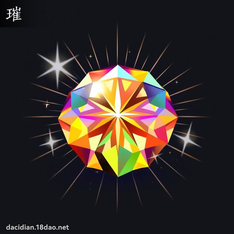 璀 - 国语大辞典配图