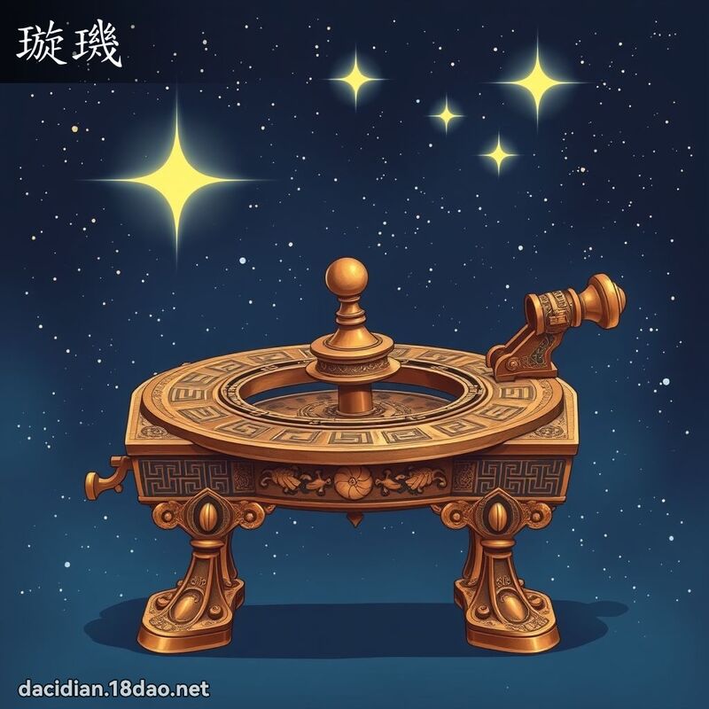 璇璣 - 国语大辞典配图
