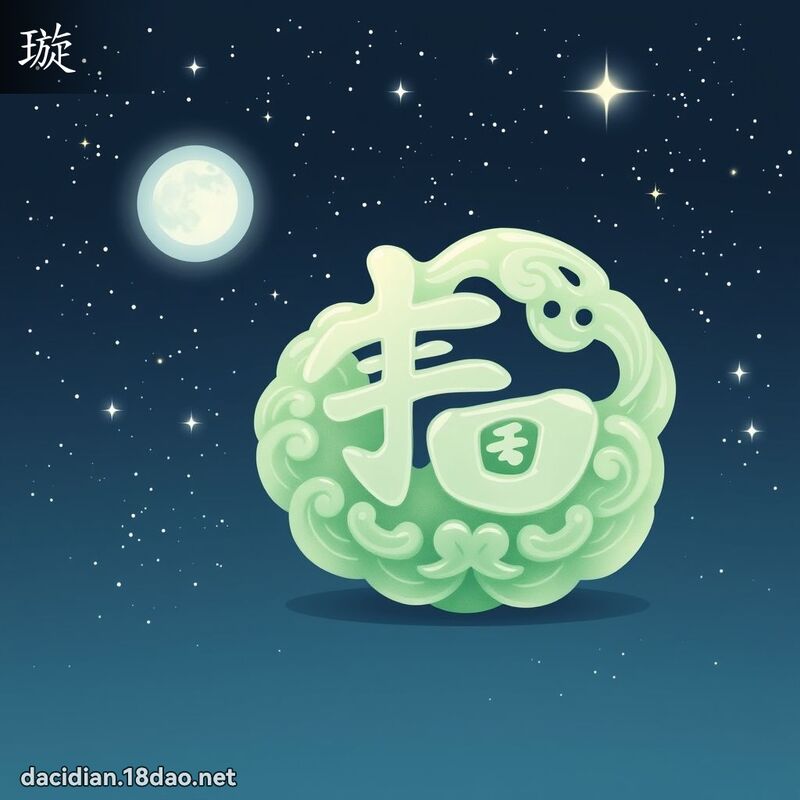 璇 - 國語大辭典配圖