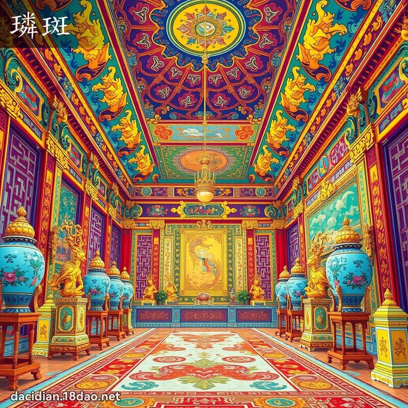 璘斑 - 國語大辭典配圖