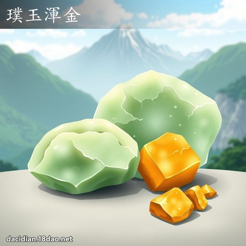 璞玉浑金 - 国语大辞典配图