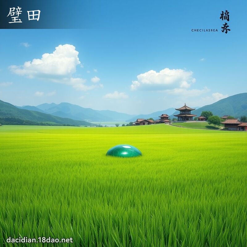 璧田 - 国语大辞典配图