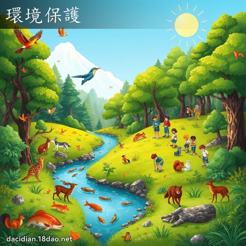 環境保護 - 國語大辭典配圖