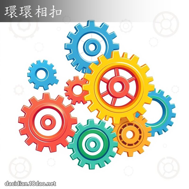 环环相扣 - 国语大辞典配图