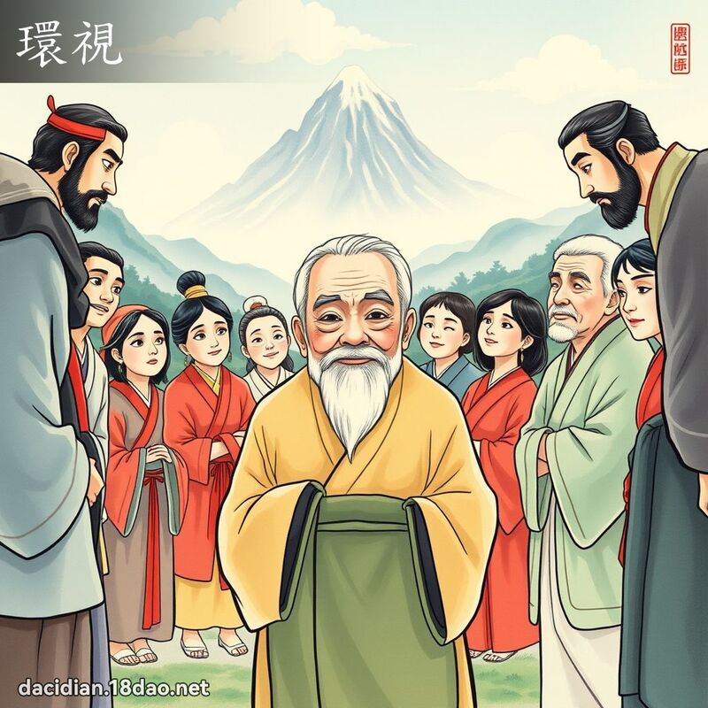 環視 - 國語大辭典配圖