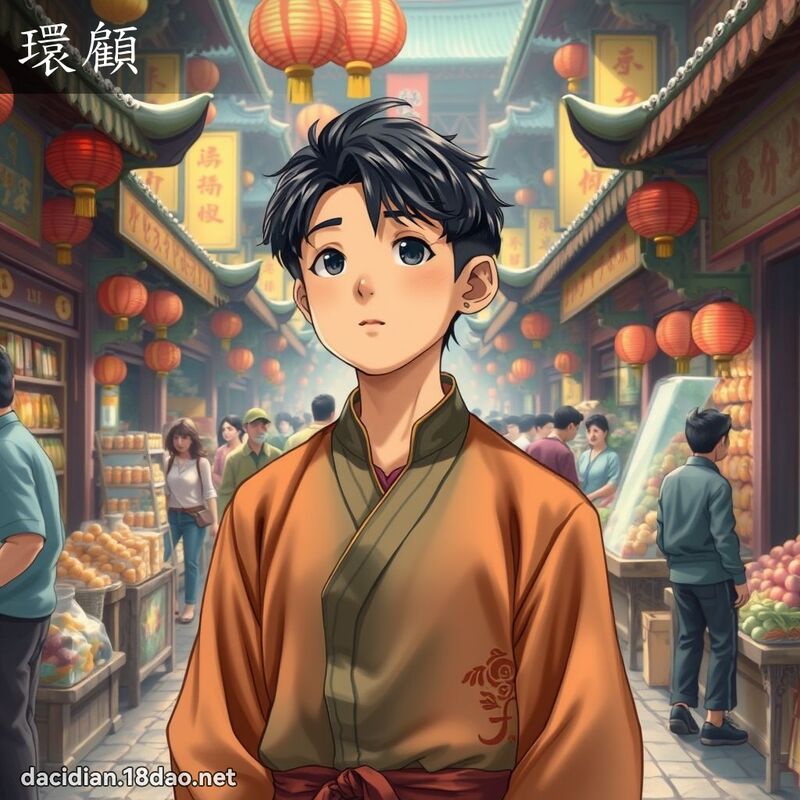 环顾 - 国语大辞典配图
