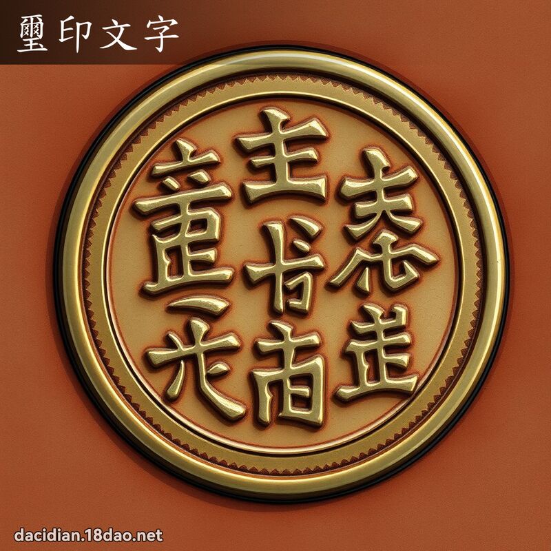璽印文字 - 國語大辭典配圖