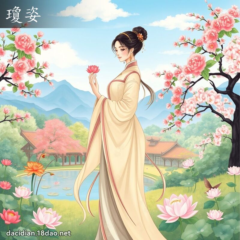 瓊姿 - 國語大辭典配圖