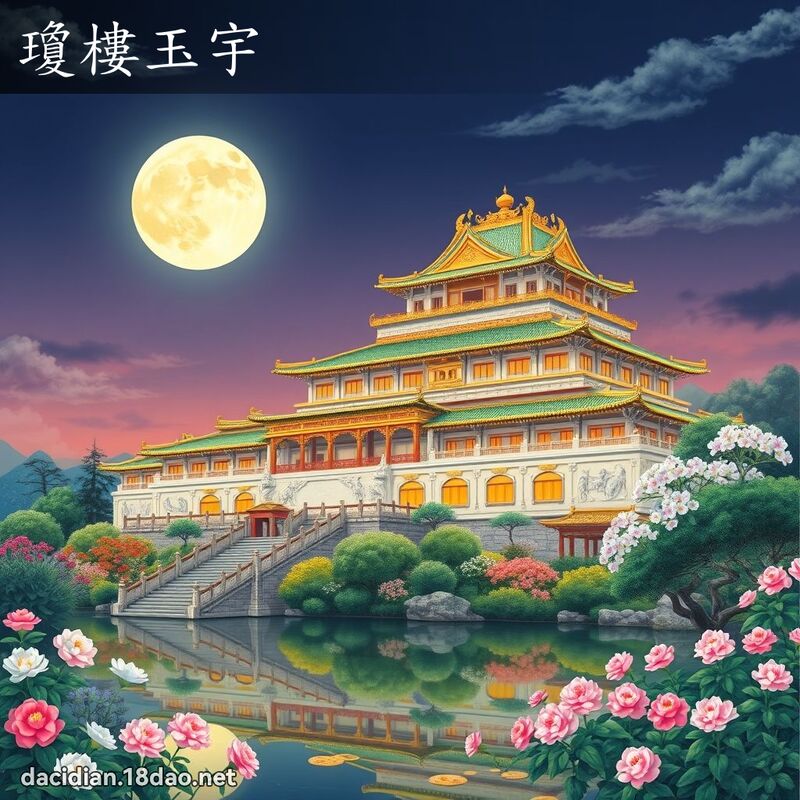 琼楼玉宇 - 国语大辞典配图