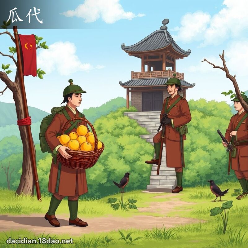 瓜代 - 国语大辞典配图