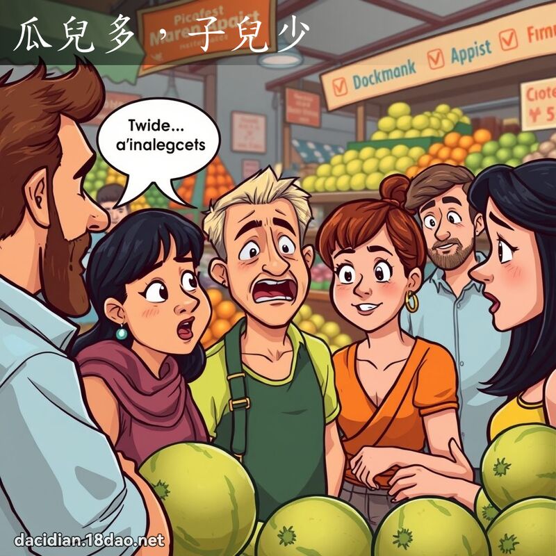 瓜儿多，子儿少 - 国语大辞典配图