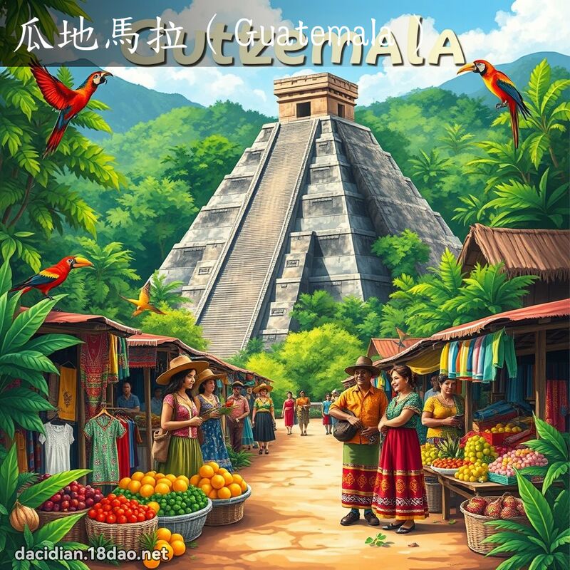 瓜地马拉（Guatemala） - 国语大辞典配图