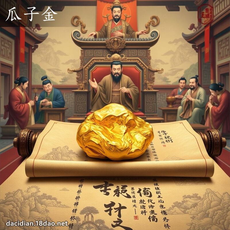 瓜子金 - 國語大辭典配圖