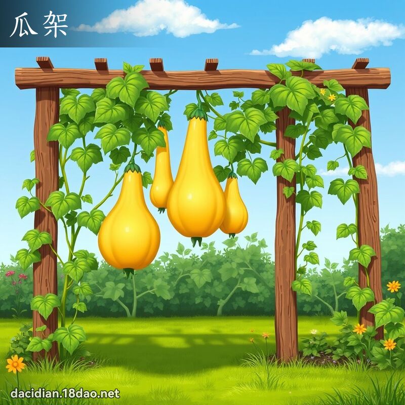 瓜架 - 國語大辭典配圖