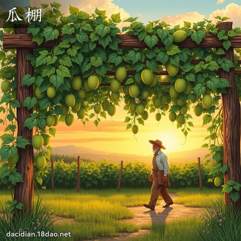 瓜棚 - 國語大辭典配圖
