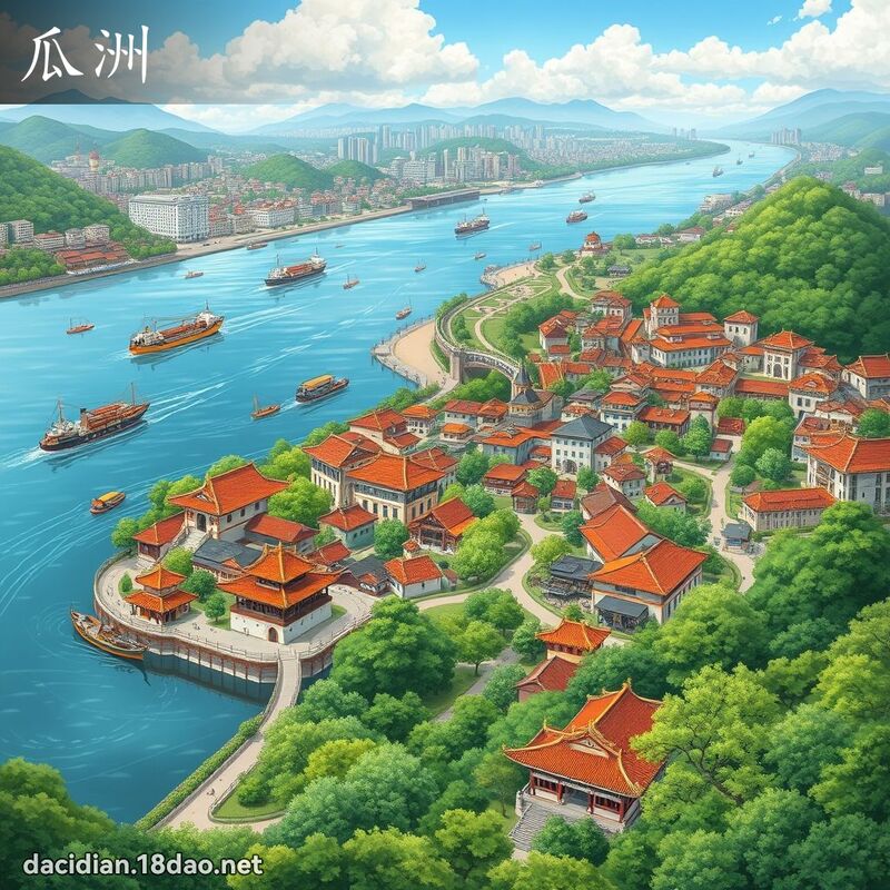 瓜洲 - 國語大辭典配圖